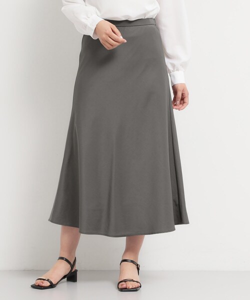THE SHOP TK (ザ ショップ ティーケー )の「サテンフレアスカート(スカート・レディース・アイボリー/スミクロ・13/12)」の21枚目の写真