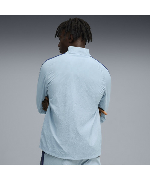 PUMA(プーマ)の「PUMA プーマ メンズ F1 ライフスタイル T7 ジャケット(ブルゾン・メンズ・グレイッシュブルー/ブラック・X-LARGE/SMALL/MEDIUM/LARGE)」の3枚目の写真