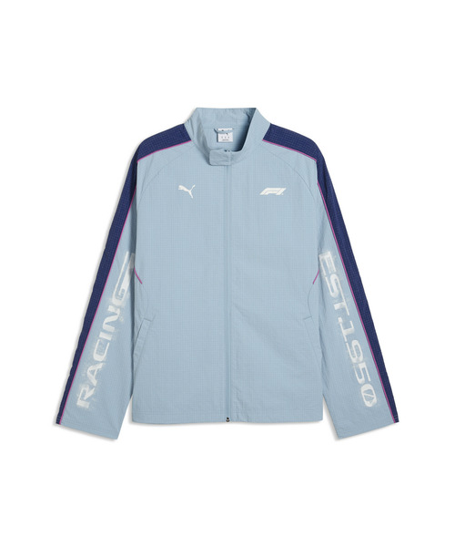 PUMA(プーマ)の「PUMA プーマ メンズ F1 ライフスタイル T7 ジャケット(ブルゾン・メンズ・グレイッシュブルー/ブラック・X-LARGE/SMALL/MEDIUM/LARGE)」の5枚目の写真