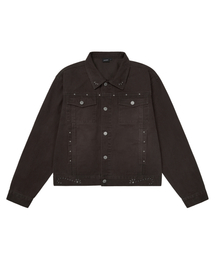 AAKAM（アーカム）の「Frontier Studded Jacket (Brown)（その他アウター）」