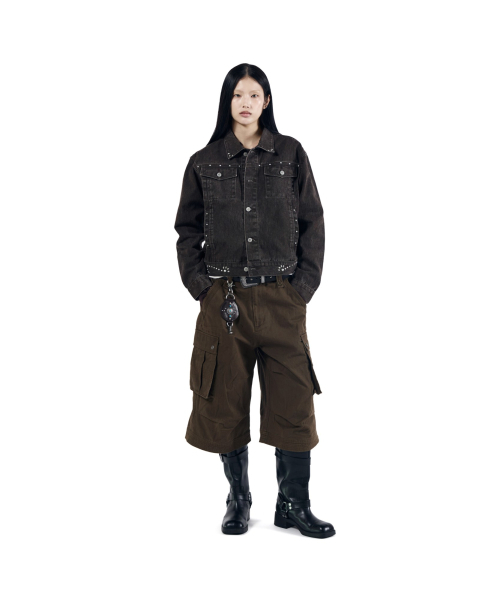 AAKAM(アーカム)の「Frontier Studded Jacket (Brown)(その他アウター・レディース・その他・1/2)」の11枚目の写真