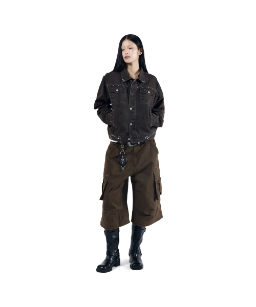 AAKAM(アーカム)の「Frontier Studded Jacket (Brown)(その他アウター・レディース・その他・1/2)」の10枚目の写真
