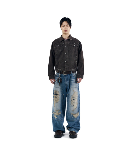 AAKAM(アーカム)の「Frontier Studded Jacket (Brown)(その他アウター・レディース・その他・1/2)」の7枚目の写真