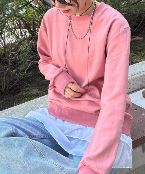 ISOOK（アイスー）の「【ISOOK / アイスー】フリルペプラムキャミソール / レイヤード 重ね着 インナー シアー タンクトップ ホワイト ブラック ZOZOTOWN限定（キャミソール・レディース・ブラック/ホワイト・FREE）」の17枚目の写真