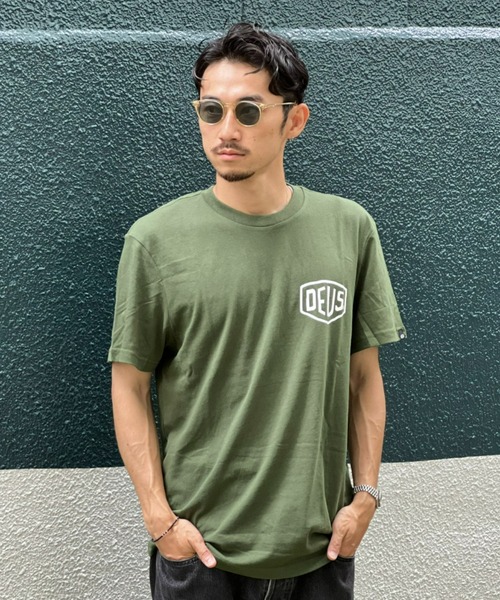 DEUS EX MACHINA(デウスエクスマキナ)の「【DEUS】Venice Address Tee(Tシャツ/カットソー・メンズ・ブラック/ホワイト/グリーン・LARGE/X-LARGE/MEDIUM)」の3枚目の写真