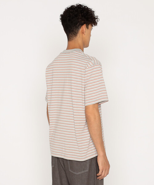 DANTON(ダントン)の「Men's Short Sleeve Pocket T-shirt Stripe(Tシャツ/カットソー・メンズ・ブルー系その他/レッド系その他/ブラック系その他/ホワイト系その他5/イエロー系その他/ブルー系その他5/ベージュ系その他・XXL/XL/M/S/L)」の10枚目の写真