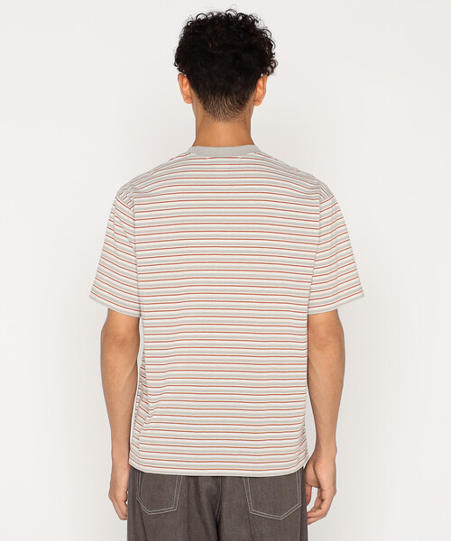 DANTON(ダントン)の「Men's Short Sleeve Pocket T-shirt Stripe(Tシャツ/カットソー・メンズ・ブルー系その他/レッド系その他/ブラック系その他/ホワイト系その他5/イエロー系その他/ブルー系その他5/ベージュ系その他・XXL/XL/M/S/L)」の11枚目の写真