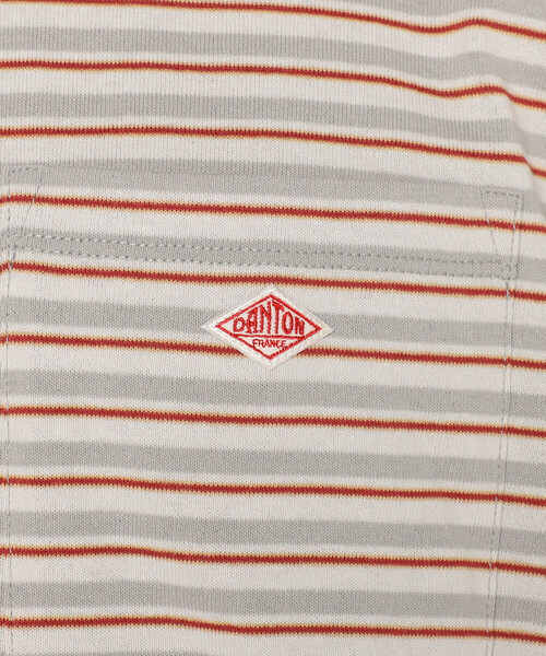 DANTON(ダントン)の「Men's Short Sleeve Pocket T-shirt Stripe(Tシャツ/カットソー・メンズ・ブルー系その他/レッド系その他/ブラック系その他/ホワイト系その他5/イエロー系その他/ブルー系その他5/ベージュ系その他・XXL/XL/M/S/L)」の16枚目の写真