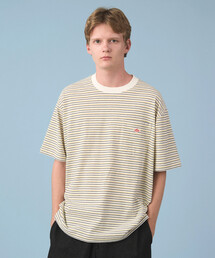 DANTON（ダントン）の「Men's Short Sleeve Pocket T-shirt Stripe（Tシャツ/カットソー）」