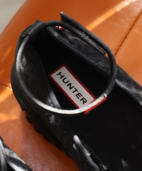 HUNTER(ハンター)の「HUNTER レディース トラベル フロー メッシュ バレリーナ(バレエシューズ・レディース・ブラック/オフホワイト・25cm/23cm/24cm)」の4枚目の写真