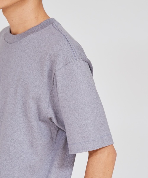 HANES(ヘインズ)の「【Hanes/ヘインズ】MOKU クルーネックTシャツ/HM1-D203(Tシャツ/カットソー・メンズ・杢グレー・M/S/XL/L)」の4枚目の写真