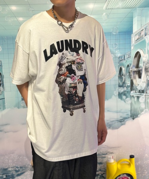LAUNDRY STACK Tシャツ（Tシャツ/カットソー）｜MILKBOY（ミルクボーイ