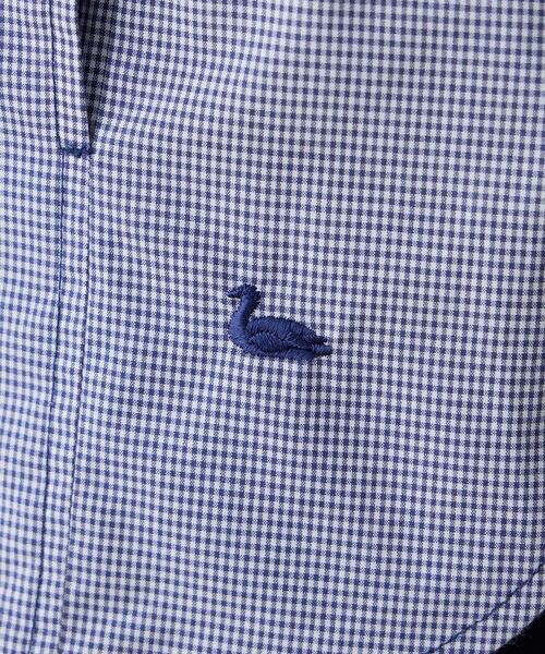 DECOY SINCE 1981（デコイシンスイチキュウハチイチ）の「ギンガムフードシャツジャケット（シャツ/ブラウス・レディース・ブルー/ベージュ・9号/11号/13号/15号）」の16枚目の写真
