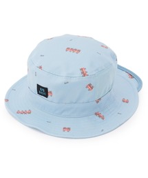 KP DECO（ケーピーデコ）の「電車総柄プリント 日除け付きハット（ハット）」