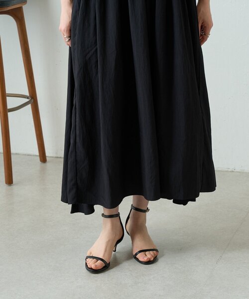 LIVETART（リヴェタート）の「ニットコンビギャザーワンピ（ワンピース・レディース・ブラック・FREE）」の11枚目の写真