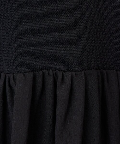 LIVETART（リヴェタート）の「ニットコンビギャザーワンピ（ワンピース・レディース・ブラック・FREE）」の18枚目の写真