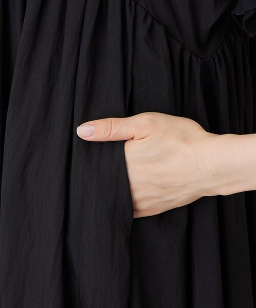 LIVETART（リヴェタート）の「ニットコンビギャザーワンピ（ワンピース・レディース・ブラック・FREE）」の22枚目の写真