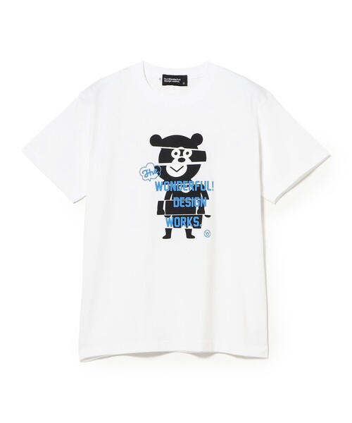 The Wonderful! design works(ザワンダフルデザインワークス)の「The Wonderful! design works. / Slash BEAR Tee(Tシャツ/カットソー・メンズ・ホワイト・L/XL/S/M)」の2枚目の写真