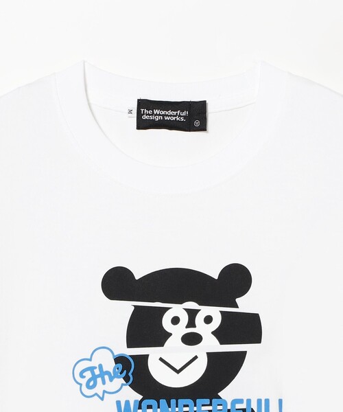 The Wonderful! design works(ザワンダフルデザインワークス)の「The Wonderful! design works. / Slash BEAR Tee(Tシャツ/カットソー・メンズ・ホワイト・L/XL/S/M)」の3枚目の写真