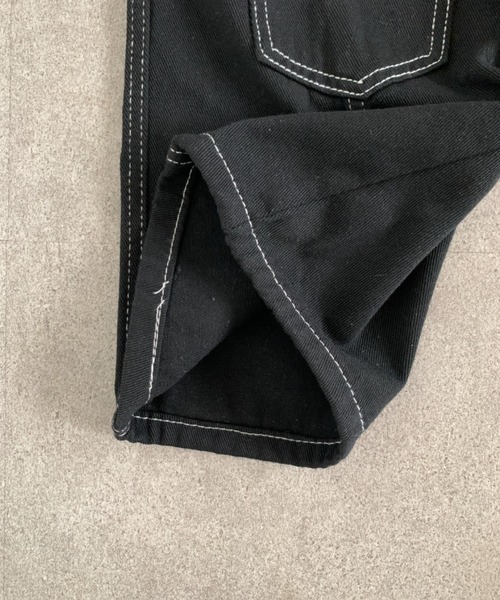 link lot(リンクロット)の「ステッチデザインストレートデニムパンツ(デニムパンツ・メンズ・ブラック/ホワイト・L/M)」の17枚目の写真