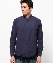 【WHO'S WHO gallery】GGフリンジロングシャツ