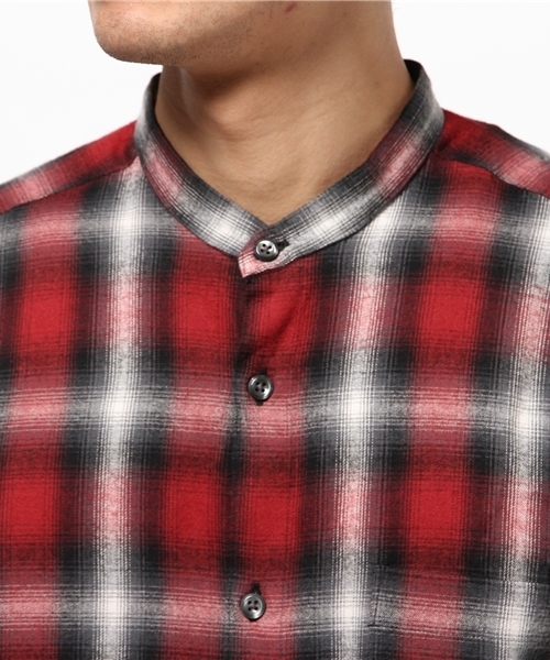 OUTLET(アウトレット)の「【WHO'S WHO gallery】GGフリンジロングシャツ(シャツ/ブラウス・メンズ・ベージュ/ネイビー/カーキ/レッド・LARGE/MEDIUM)」の7枚目の写真