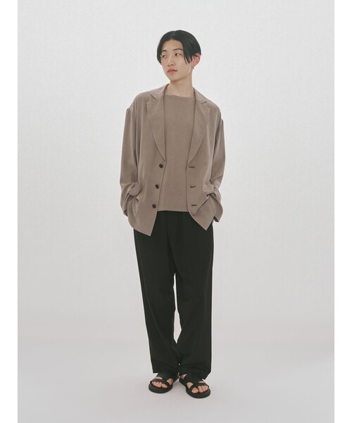 MIDIUMISOLID(ミディウミソリッド)の「MIDIUMISOLID Men’s リラックステーパードパンツ(その他パンツ・メンズ・ブラック/グレー・48)」の16枚目の写真