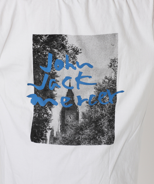 jj mercer(ジェイジェイマーサー)の「別注【J.J.Mercer / ジェイジェイマーサー】PHOTO*LOGO TEE(Tシャツ/カットソー・レディース・ホワイト/チャコールグレー・FREE)」の10枚目の写真