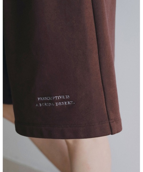 anuke（アンヌーク）の「Embroidery Half Pants（その他パンツ・レディース・ネイビー/クリーム/ブラウン・38inch/36inch）」の13枚目の写真