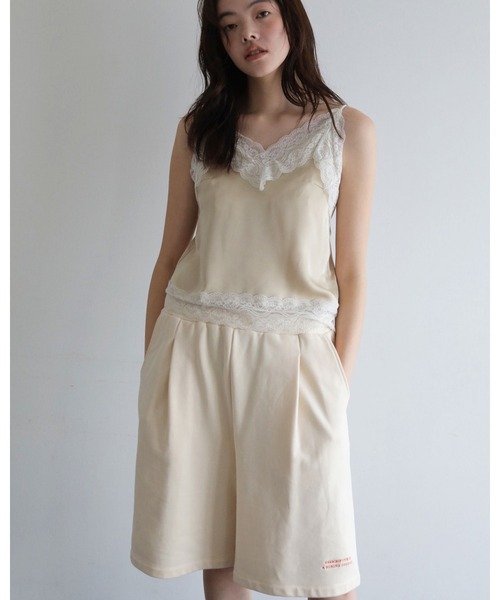 anuke(アンヌーク)の「Embroidery Half Pants(その他パンツ・レディース・ネイビー/クリーム/ブラウン・38inch/36inch)」の15枚目の写真
