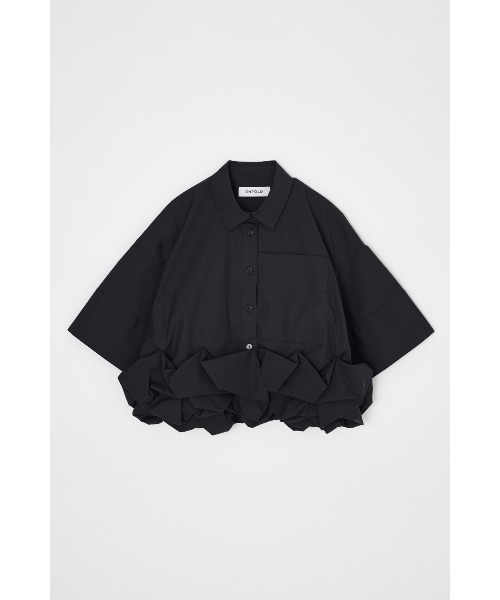 ENFOLD(エンフォルド)の「ROLL-UP DRAPE SHIRT(シャツ/ブラウス・レディース・ホワイト/ブラック/ライトブルー・38)」の2枚目の写真