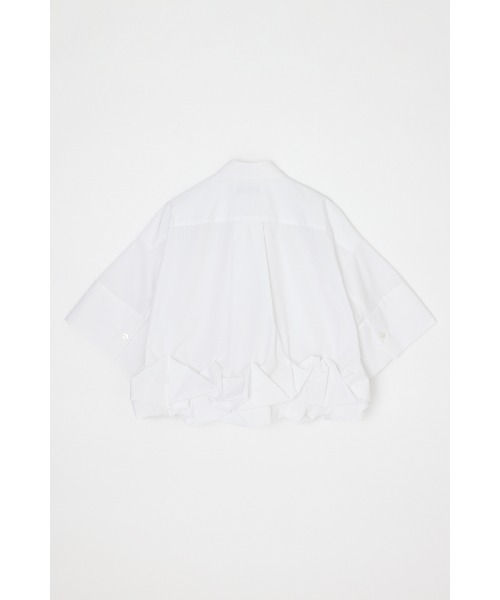 ENFOLD(エンフォルド)の「ROLL-UP DRAPE SHIRT(シャツ/ブラウス・レディース・ホワイト/ブラック/ライトブルー・38)」の4枚目の写真