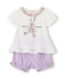 sense of wonder | リバティウサクマアップリケベビースーツ(ロンパース)