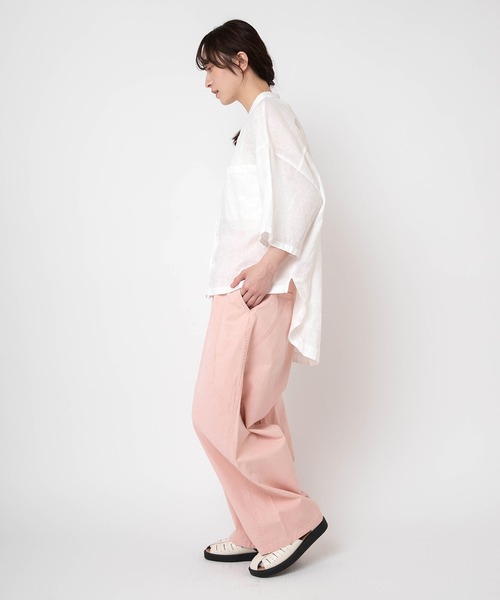 URCH RNA(アーチ アールエヌエー)の「R4447 ヴィンテージカラーのビストロパンツ(その他パンツ・レディース・オリーブ/ピンク/グレー・FREE)」の19枚目の写真