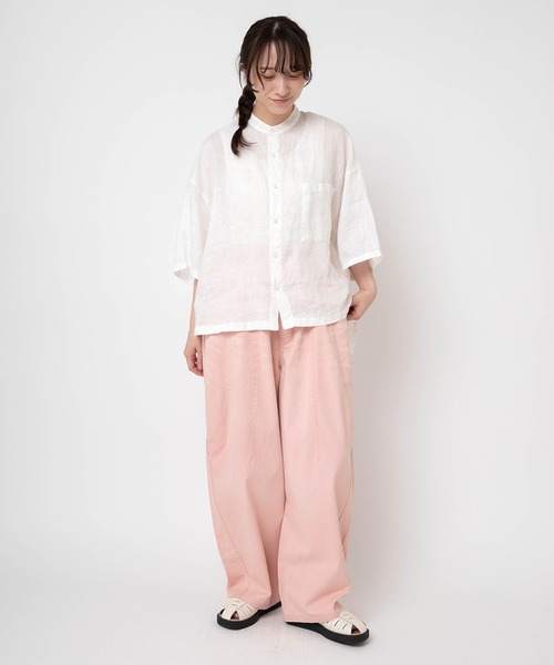 URCH RNA(アーチ アールエヌエー)の「R4447 ヴィンテージカラーのビストロパンツ(その他パンツ・レディース・オリーブ/ピンク/グレー・FREE)」の18枚目の写真