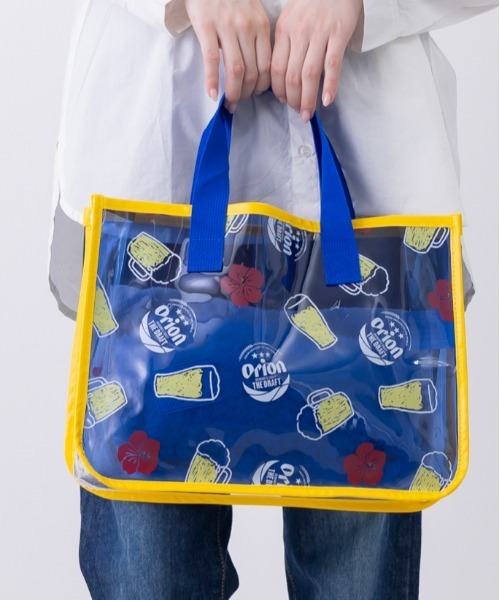 Per sist ence(パーシエンス)の「レトロポップOrionビールクリアトート(トートバッグ・レディース・A/C・ONE SIZE)」の9枚目の写真