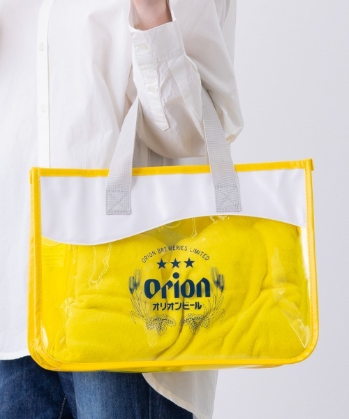 Per sist ence(パーシエンス)の「レトロポップOrionビールクリアトート(トートバッグ・レディース・A/C・ONE SIZE)」の8枚目の写真