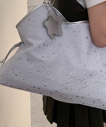 LYEON（リヨン）の「【大容量A4対応】ロゴ刺繍トートバッグ（トートバッグ）」