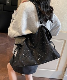 LYEON（リヨン）の「【大容量A4対応】ロゴ刺繍トートバッグ（トートバッグ）」
