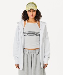 BEEDEN（ビーデン）の「SCULPTED SHIRRING HOODIE（パーカー）」