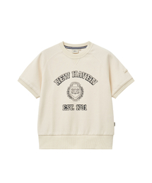 ウィメンズソフトタッチグラフィックスウェットシャツ_クリーム