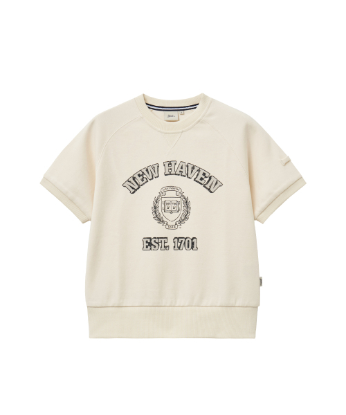 YALE(イェール)の「ウィメンズソフトタッチグラフィックスウェットシャツ_クリーム(Tシャツ/カットソー・レディース・その他・SMALL/MEDIUM/LARGE)」の1枚目の写真