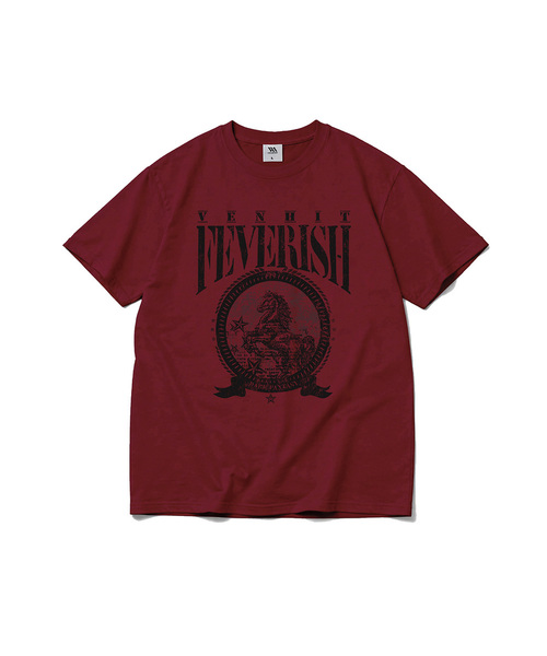 VENHIT（ベンヒット）の「FEVERISH クールコットン 半袖Tシャツ（Tシャツ/カットソー・レディース・クリーム/カーキ/ブラック/ホワイト/ブラウン/バーガンディー・SMALL/MEDIUM/LARGE/X-LARGE）」の6枚目の写真
