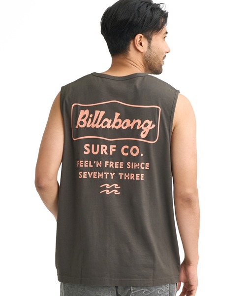 BILLABONG(ビラボン)の「ビラボン BILLABONG アウトドアカジュアル 半袖Tシャツ SIGN(Tシャツ/カットソー・メンズ・クリーム/ダークグレー・M/L)」の2枚目の写真