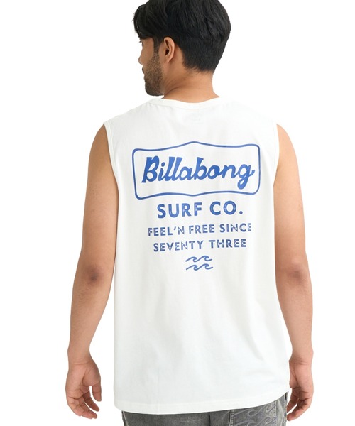 BILLABONG(ビラボン)の「ビラボン BILLABONG アウトドアカジュアル 半袖Tシャツ SIGN(Tシャツ/カットソー・メンズ・クリーム/ダークグレー・M/L)」の1枚目の写真