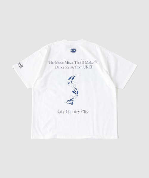 CITY COUNTRY CITY(シティーカントリーシティー)の「CITY COUNTRY CITY / シティーカントリーシティー UREI Tsh(Tシャツ/カットソー・メンズ・ホワイト/ブラック・MEDIUM/LARGE)」の5枚目の写真