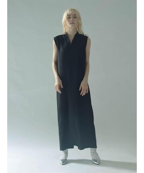 :ETHROF(イーサオブ)の「JACQUARD BUSTIRE SET DRESS(ワンピース・レディース・ブラック・MEDIUM)」の17枚目の写真