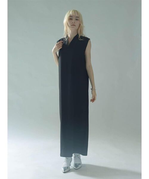 :ETHROF(イーサオブ)の「JACQUARD BUSTIRE SET DRESS(ワンピース・レディース・ブラック・MEDIUM)」の19枚目の写真