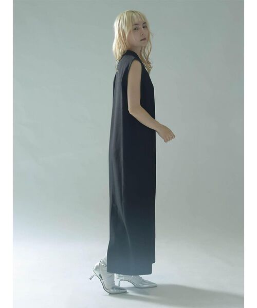:ETHROF(イーサオブ)の「JACQUARD BUSTIRE SET DRESS(ワンピース・レディース・ブラック・MEDIUM)」の21枚目の写真