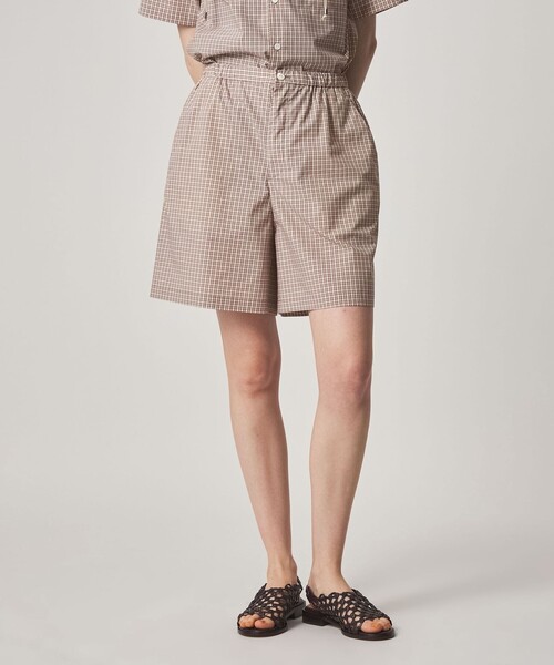 Steven Alan（スティーブンアラン）の「＜Steven Alan＞チェック ショートパンツ（その他パンツ・レディース・ブラック/ベージュ・S/M）」の3枚目の写真